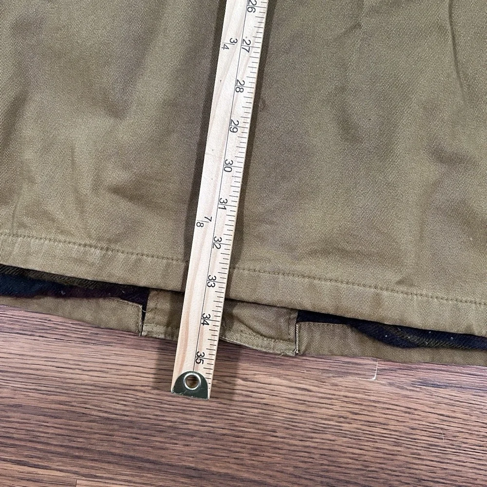 St Johns Bay Barn Coat Chore Jacket Men's XL Brown Flannel Lined Insulated